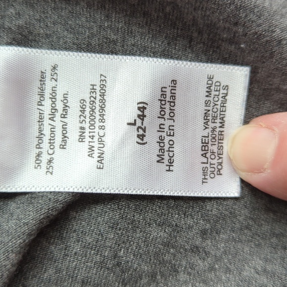 Lot of 2 Realtree/Athletic Works Graphic Crew Neck SS T-Shirts LARGE Gray - Picture 4 of 13